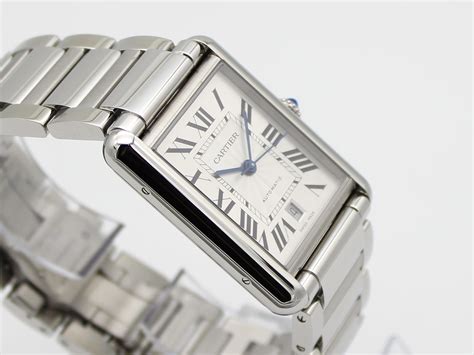 used cartier tank must|cartier tank must on wrist.